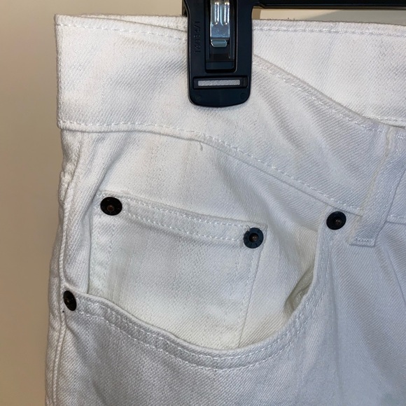 L.L. Bean Women's Flare White Jeans - Picture 5 of 12